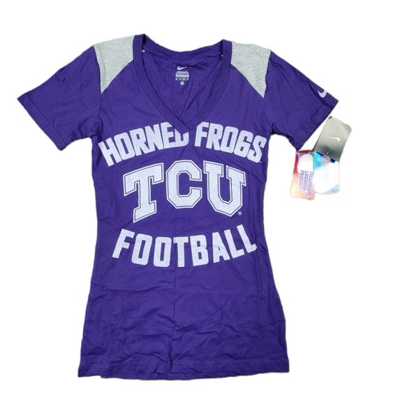 NEW TCU Horned Frogs NIKE  t-shirt size XS - Picture 1 of 9